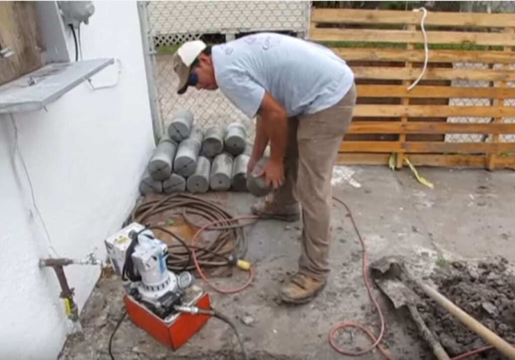 Slab Pier Installation In Atlantic Beach, FL